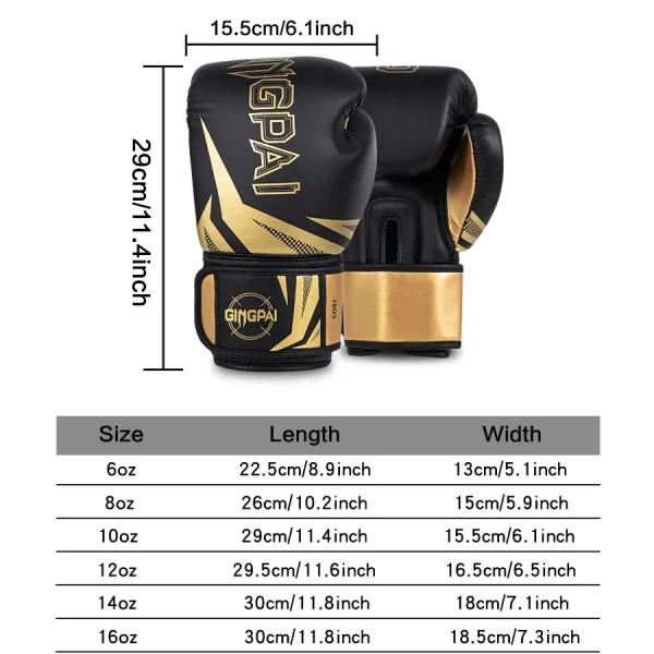 6oz-16oz Ginpai Training Gloves 2