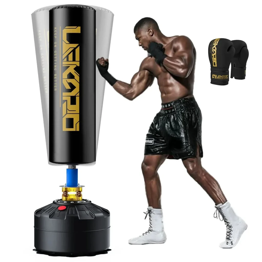 70 inch free-standing punching bag with base stand for home training